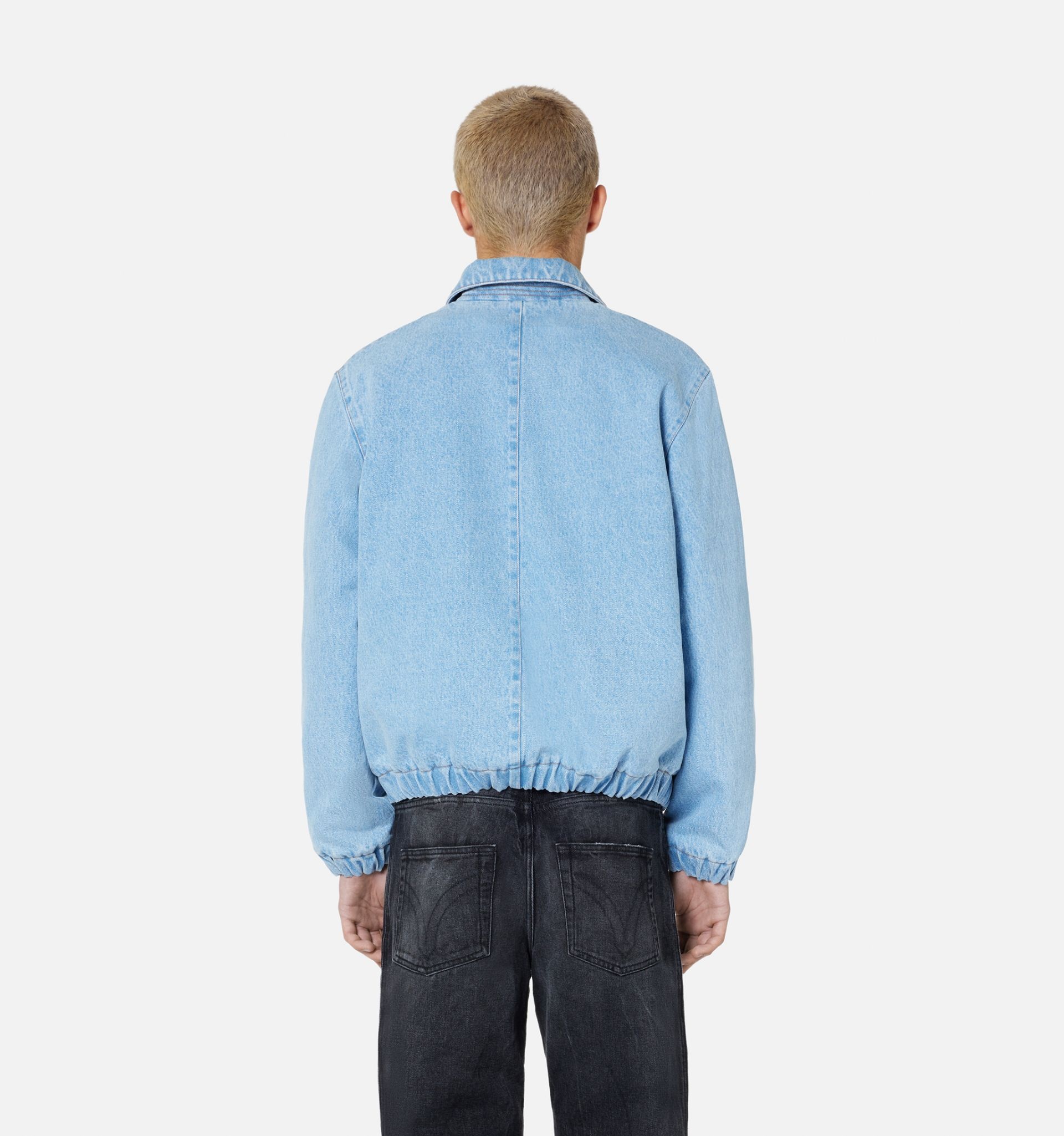 Ami de Cœur Zipped Denim Jacket - 6