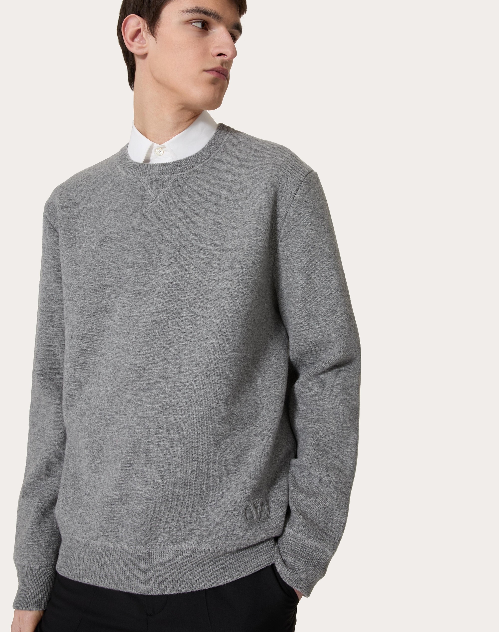 WOOL CREWNECK SWEATER - 5