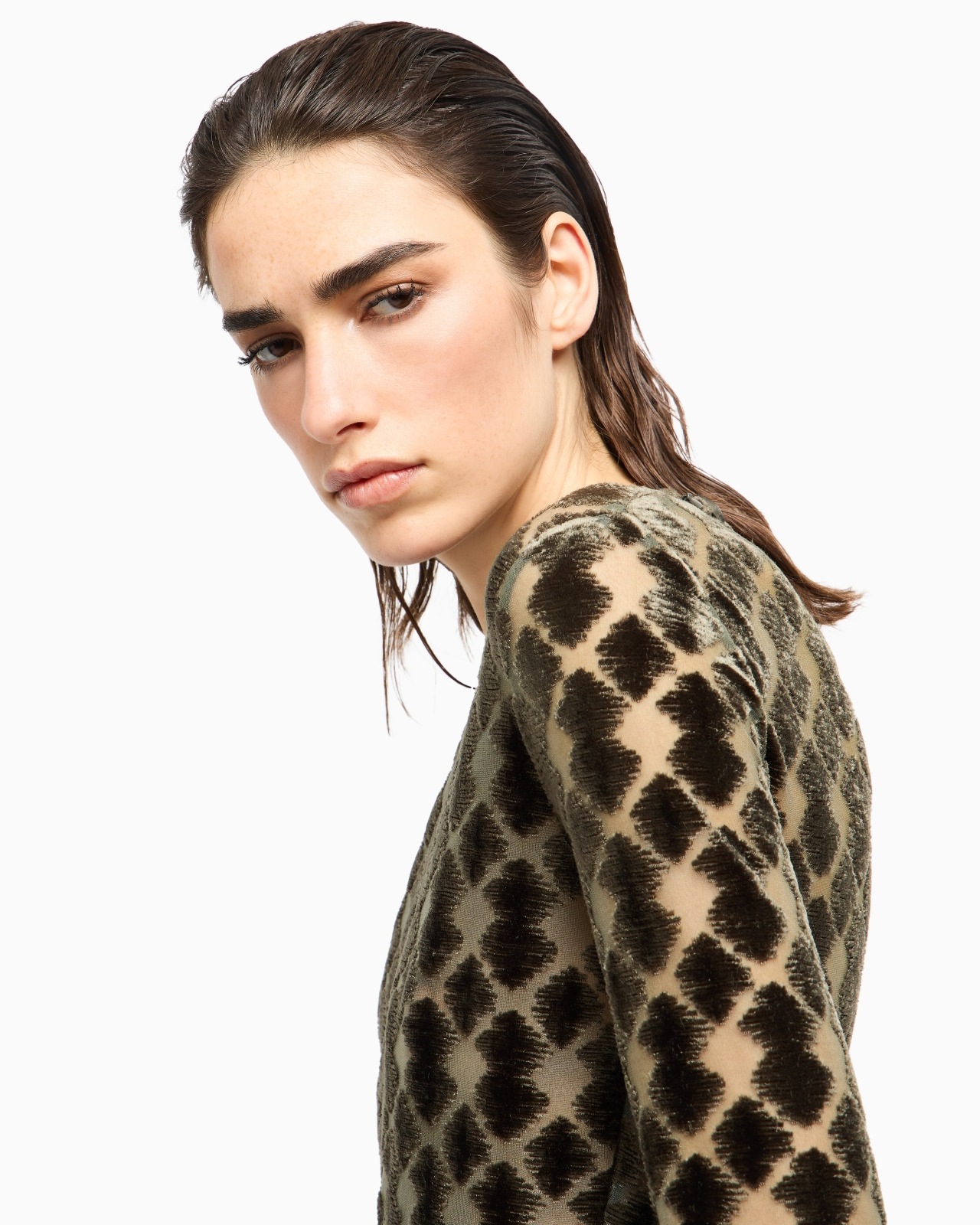 GEOMETRIC JACQUARD JERSEY JUMPER - 5