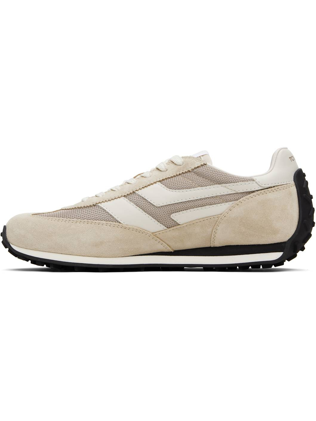 Beige Suede Mick Sneakers - 3