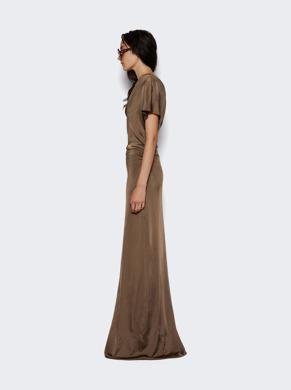 Inez Dress Natural Brown - 4
