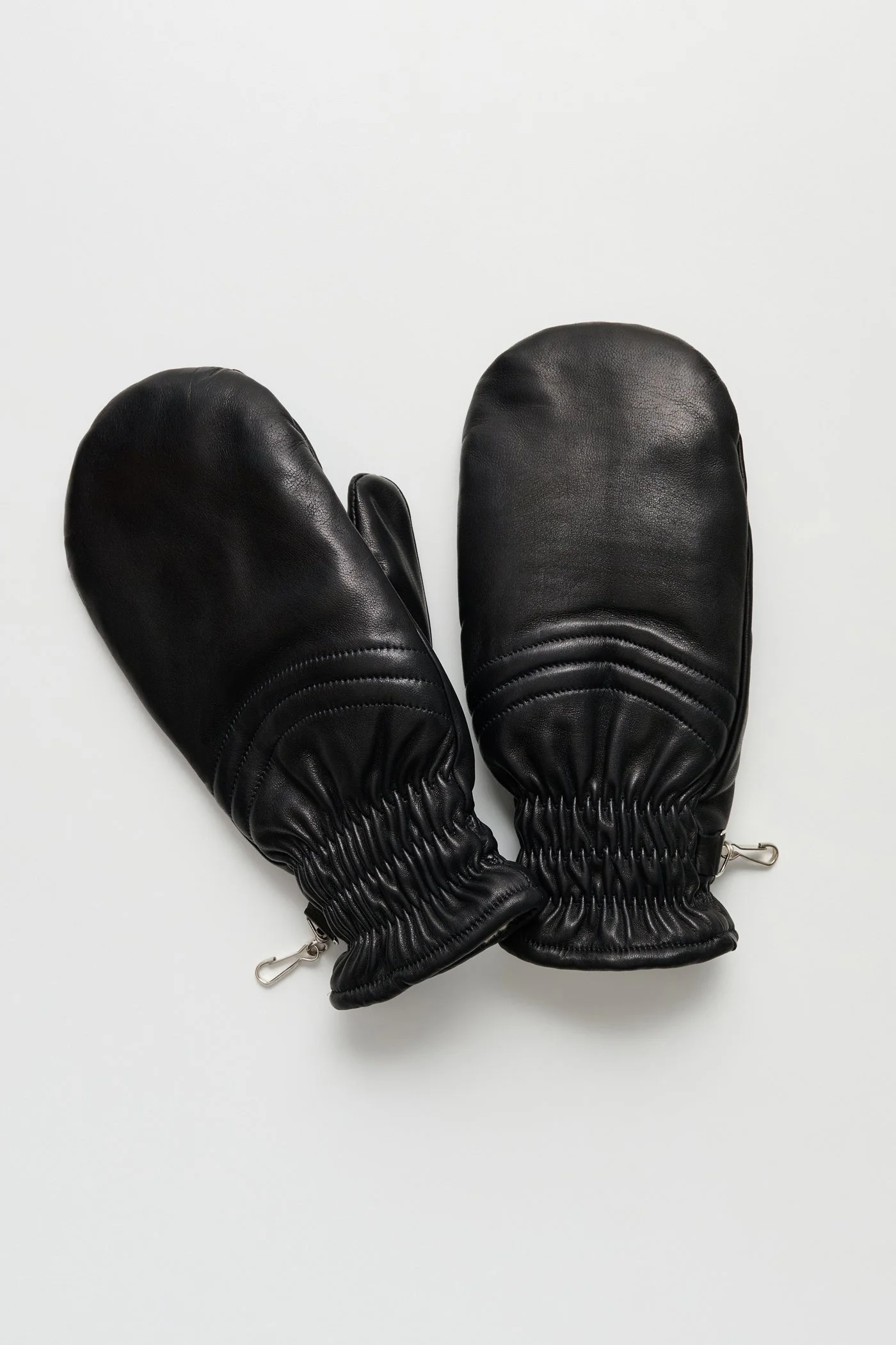 Spheric Mittens Black Nappa Leather - 1