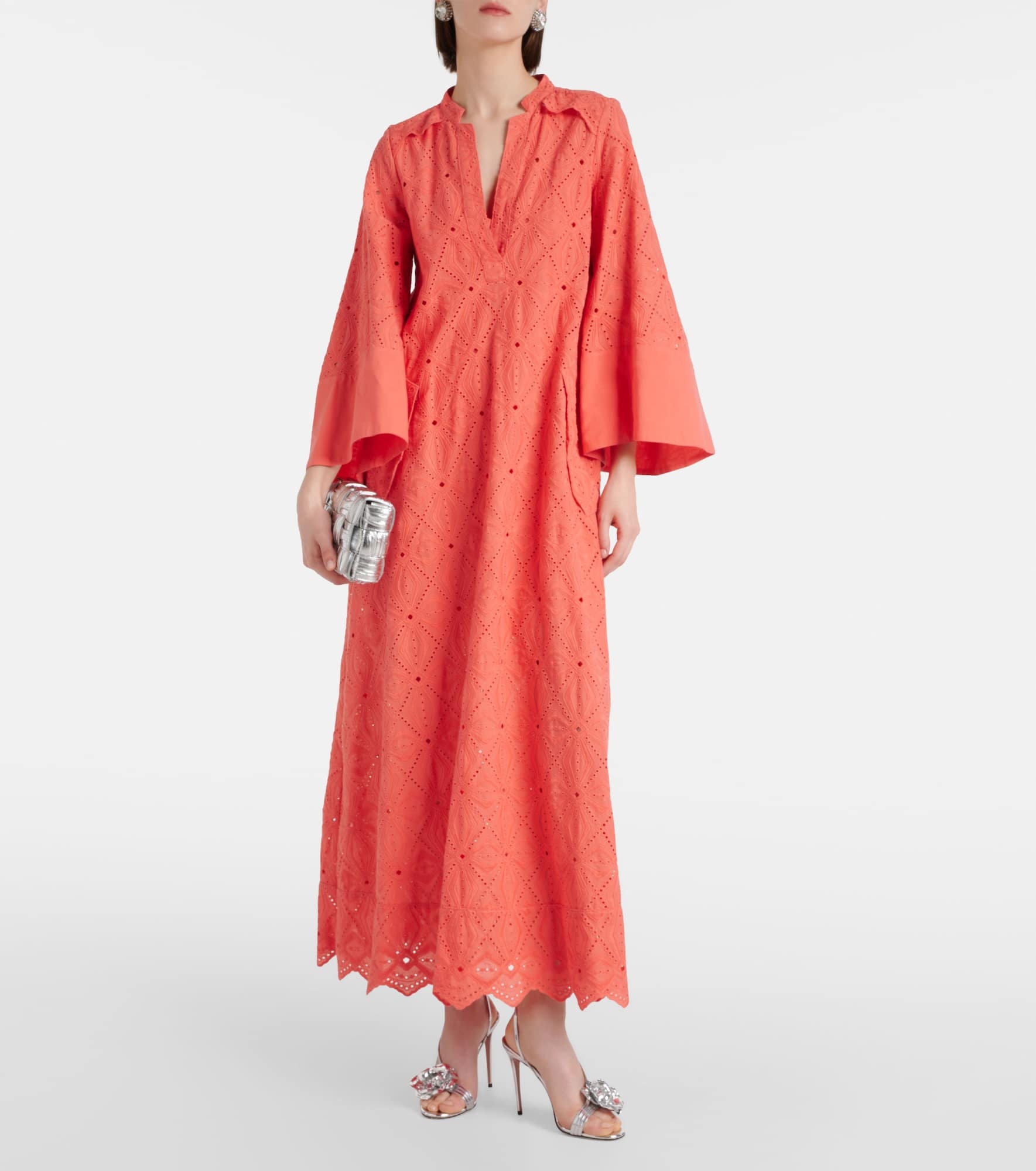 Generous Gaze broderie anglaise kaftan - 2