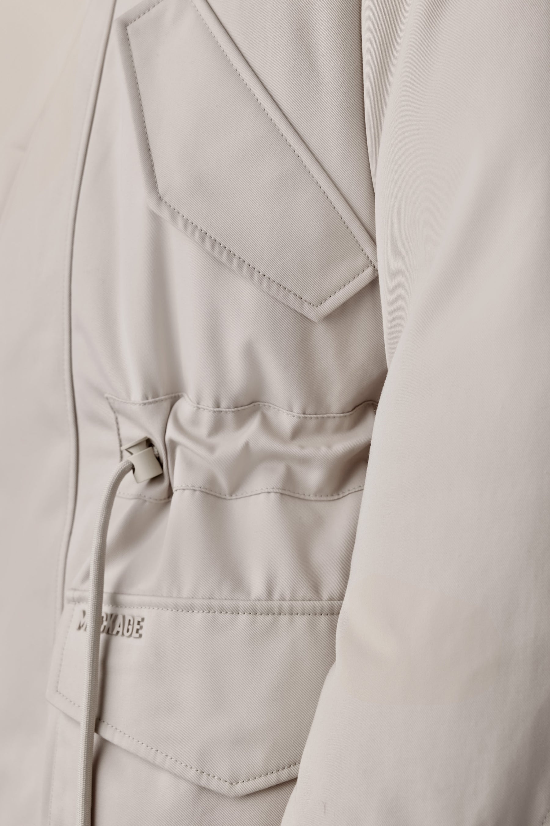 LEON Shearling Collar Down Parka - 5