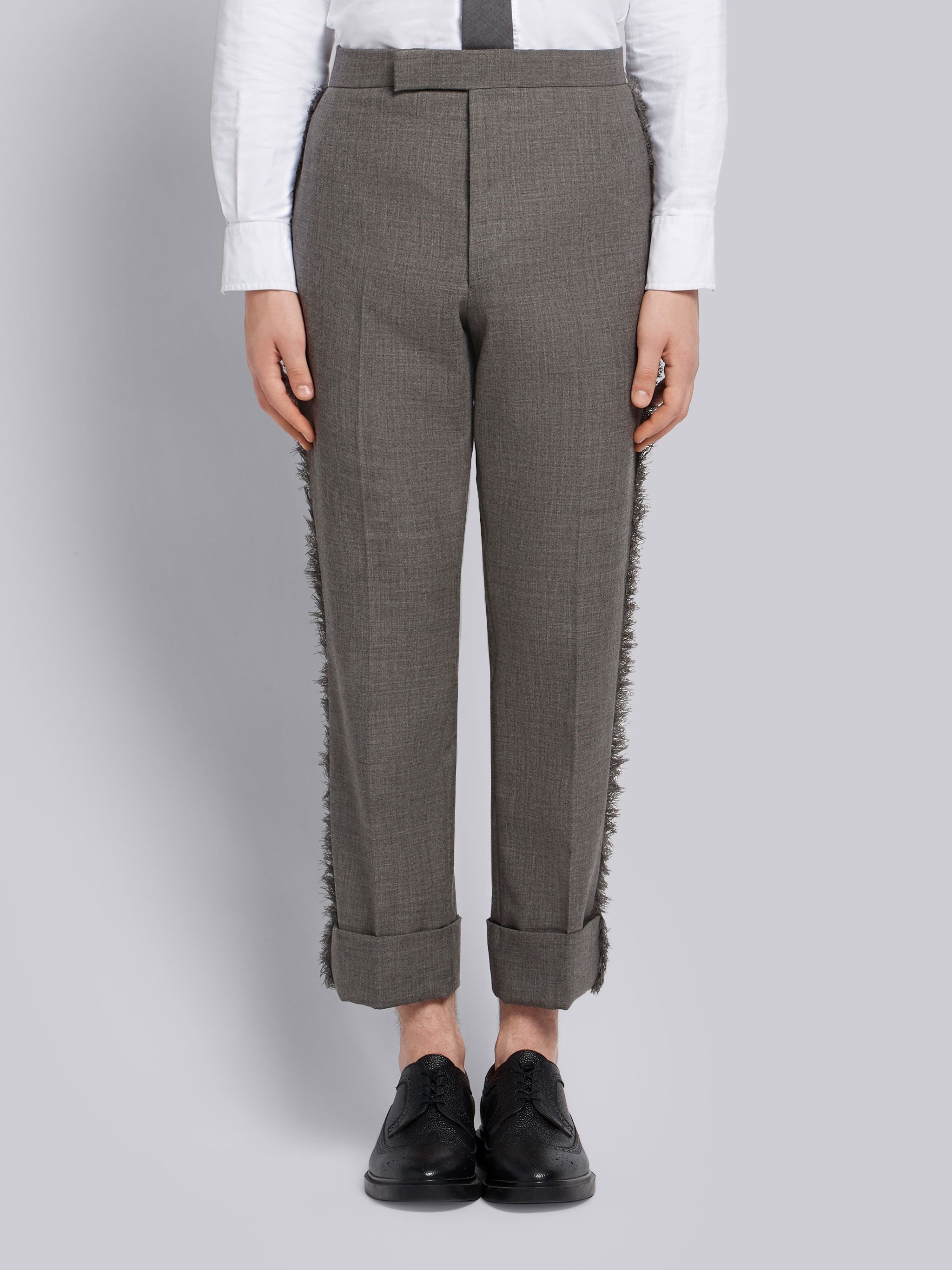 Frayed Edge Classic-Fit Trouser - 1