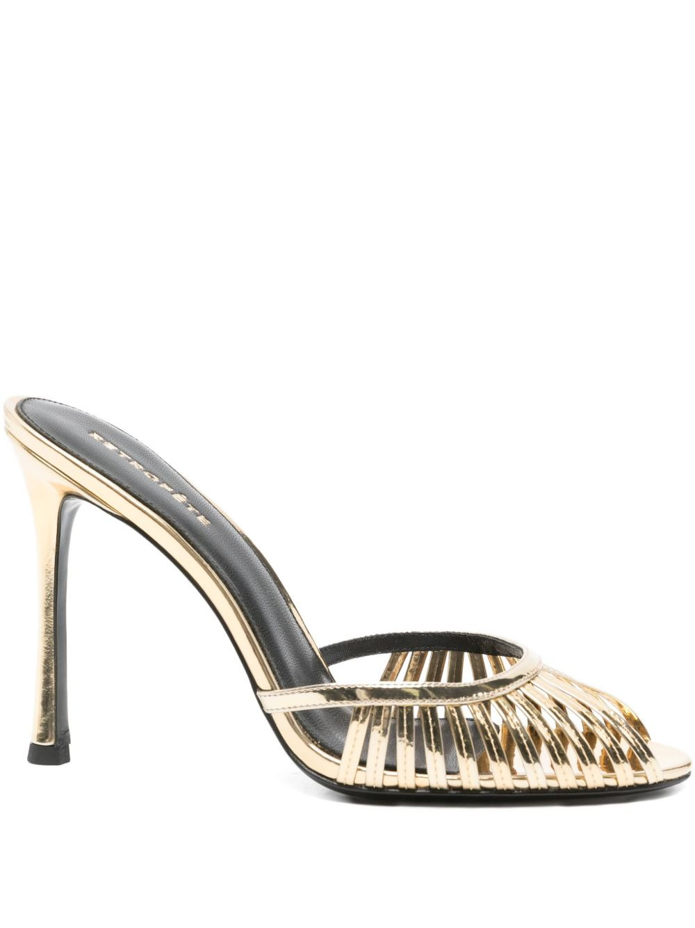 105mm Allistair metallic-effect mules - 1