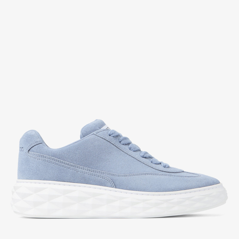 Diamond Maxi Retro M Blue Haze Velvet Suede Trainers 1