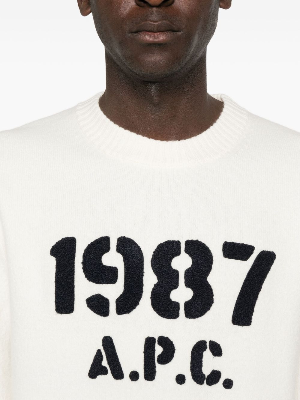 crew-neck long-sleeve sweater - 5