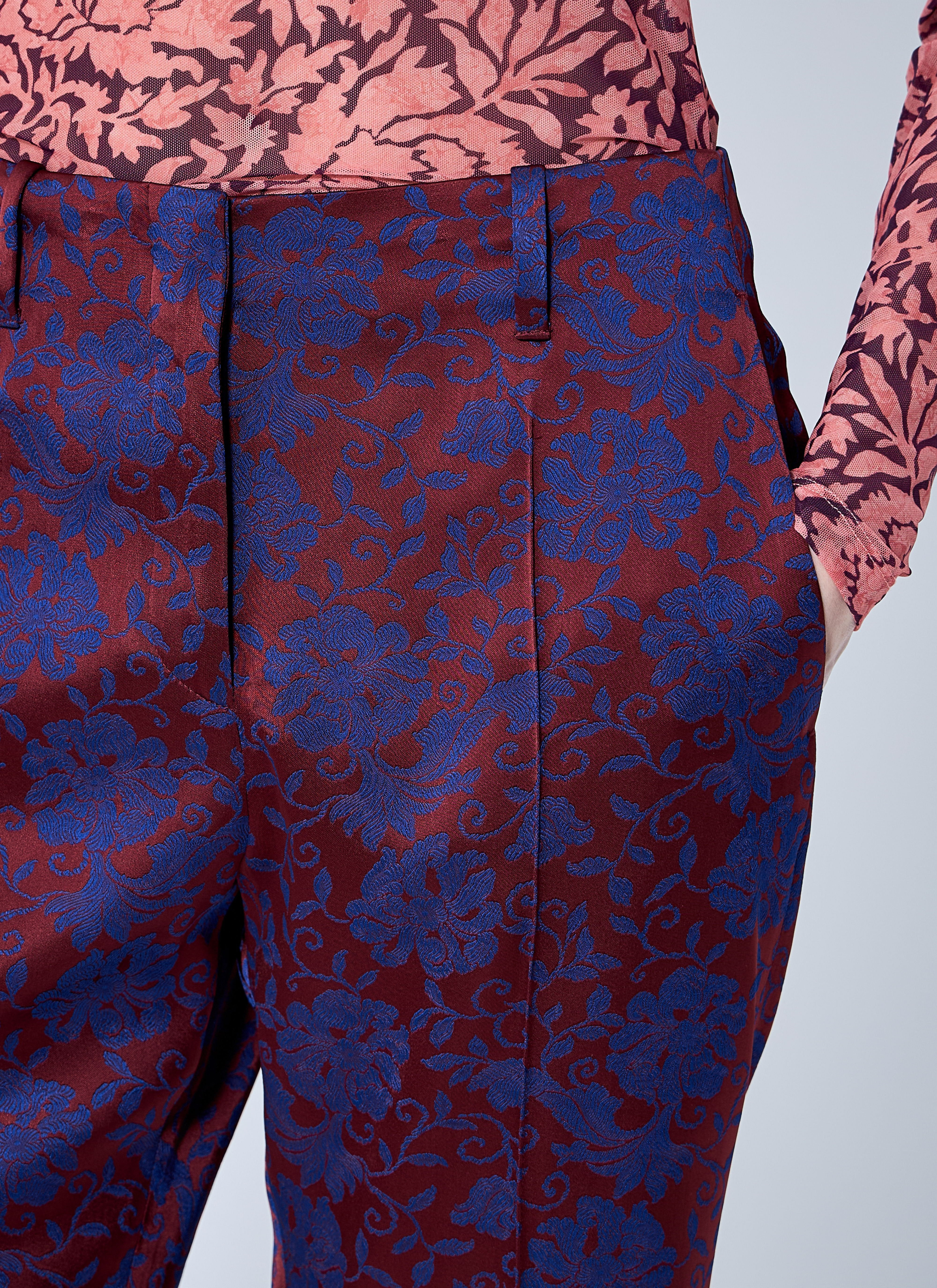 Dries Van Noten Women Embroidered Pants - 5