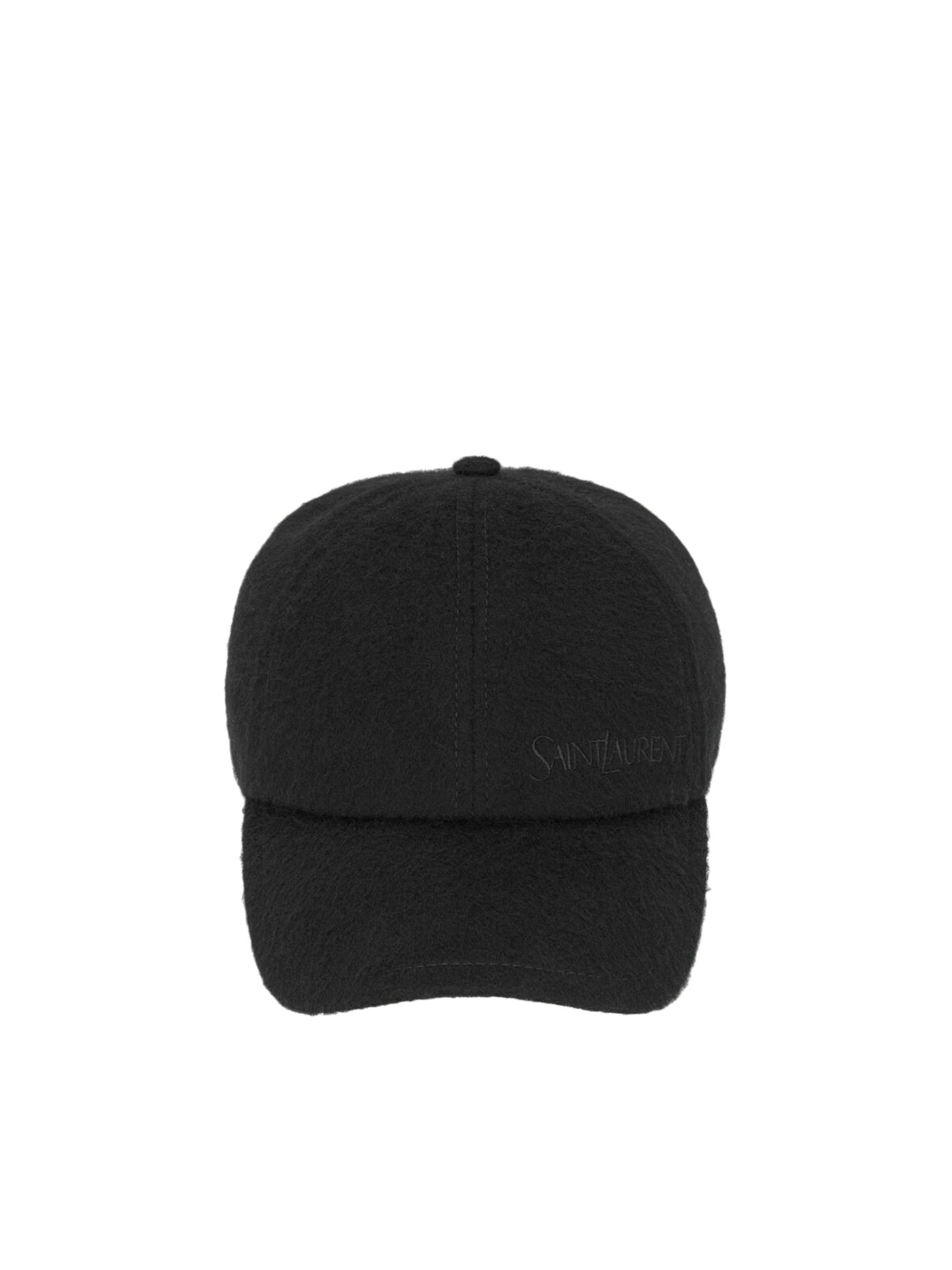 キャップ Saint Laurent Vintage Saint Laurent Cashmere Baseball Cap Saint Laurent Vintage Cashmere Logo-Print Baseball Cap