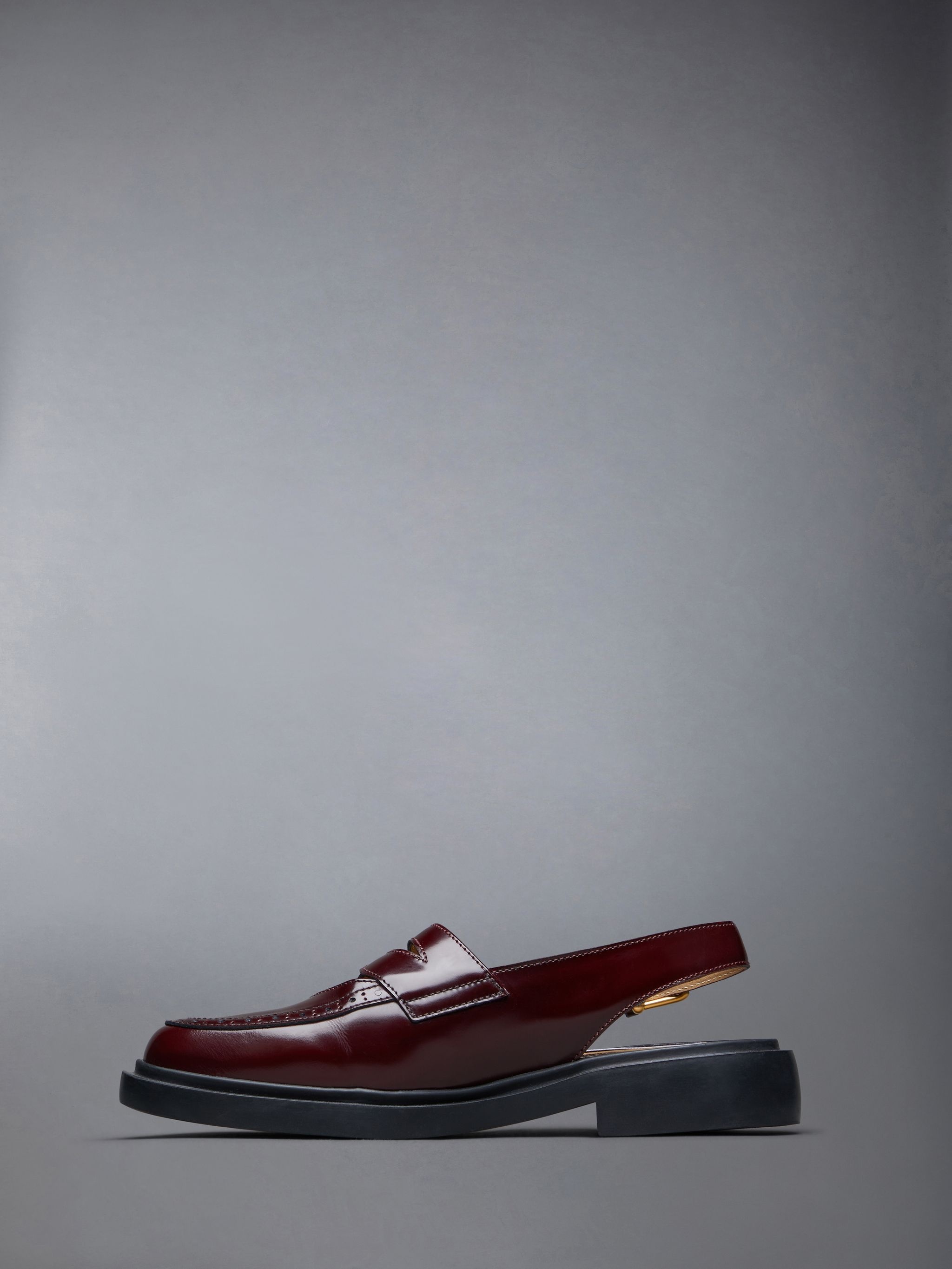 Spazzolato Slingback Penny Loafer - 3