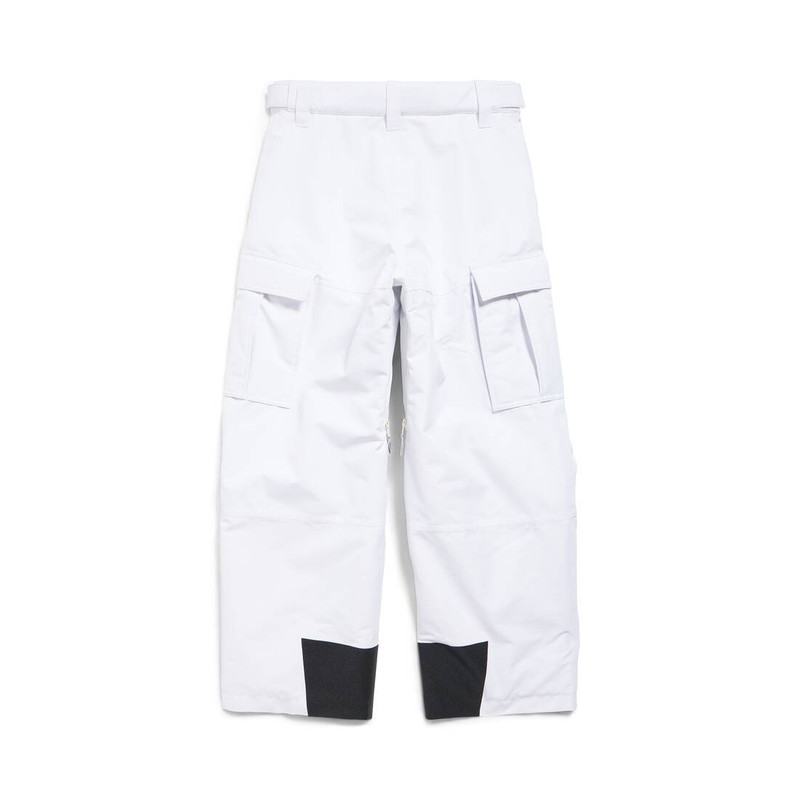 BALENCIAGA Men's Skiwear - 3b Sports Icon Ski Cargo Pants in White outlook