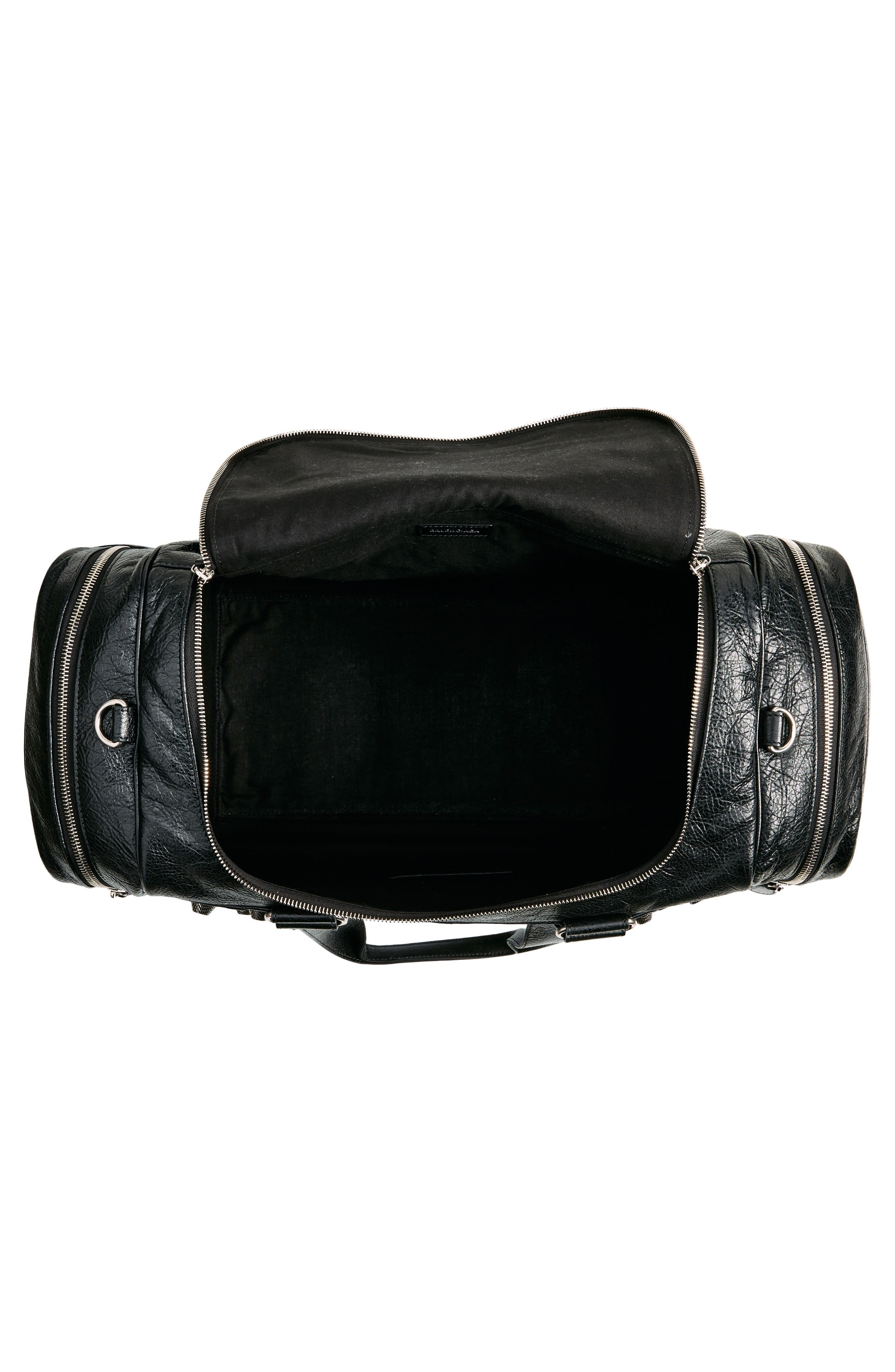Balenciaga Le Cagole Leather Duffle Bag in Black at Nordstrom - 3