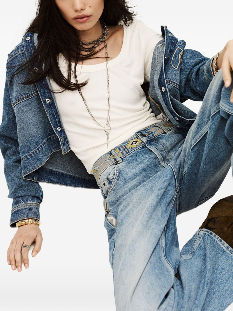 Rizie embroidered jeans 5