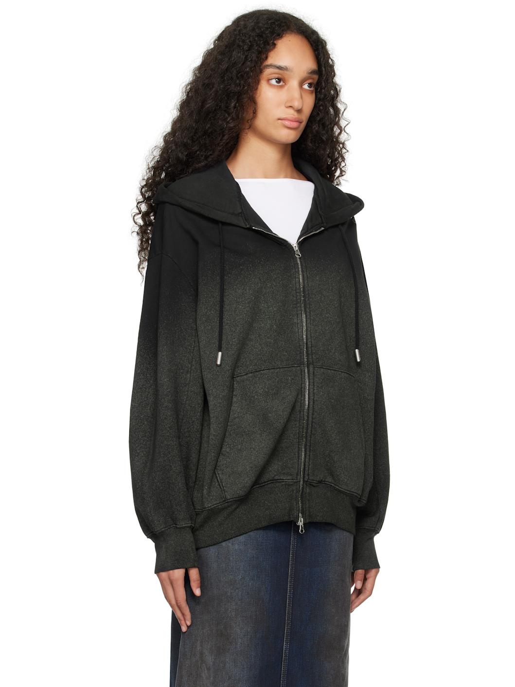 Black Zip Hoodie - 2