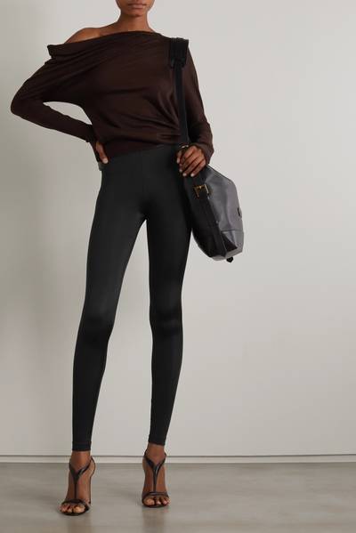 TOM FORD Jacquard-trimmed stretch-jersey leggings outlook
