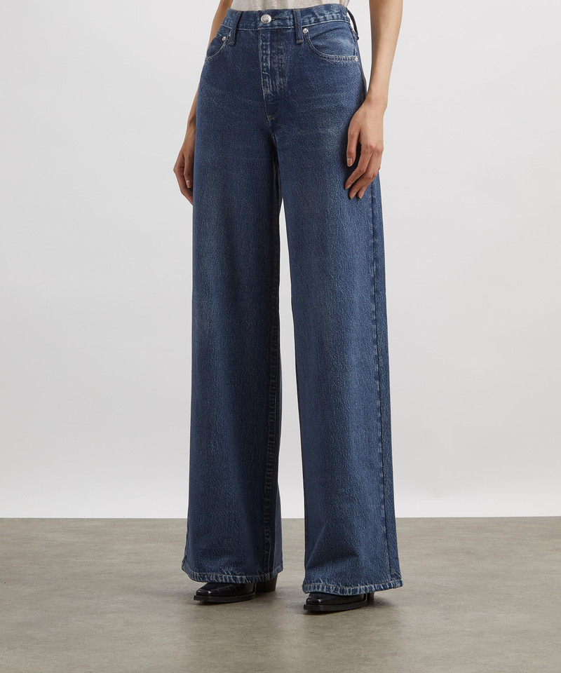 rag & bone Miramar Sofie Wide-Leg Trousers in Almeda outlook