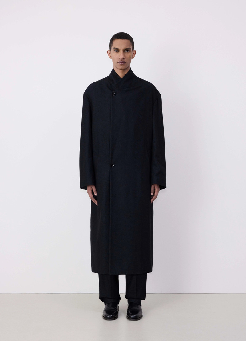 Lemaire MAXI DOUBLE BREASTED COAT | REVERSIBLE