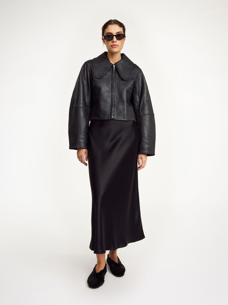 BY MALENE BIRGER Rowani leather jacket outlook