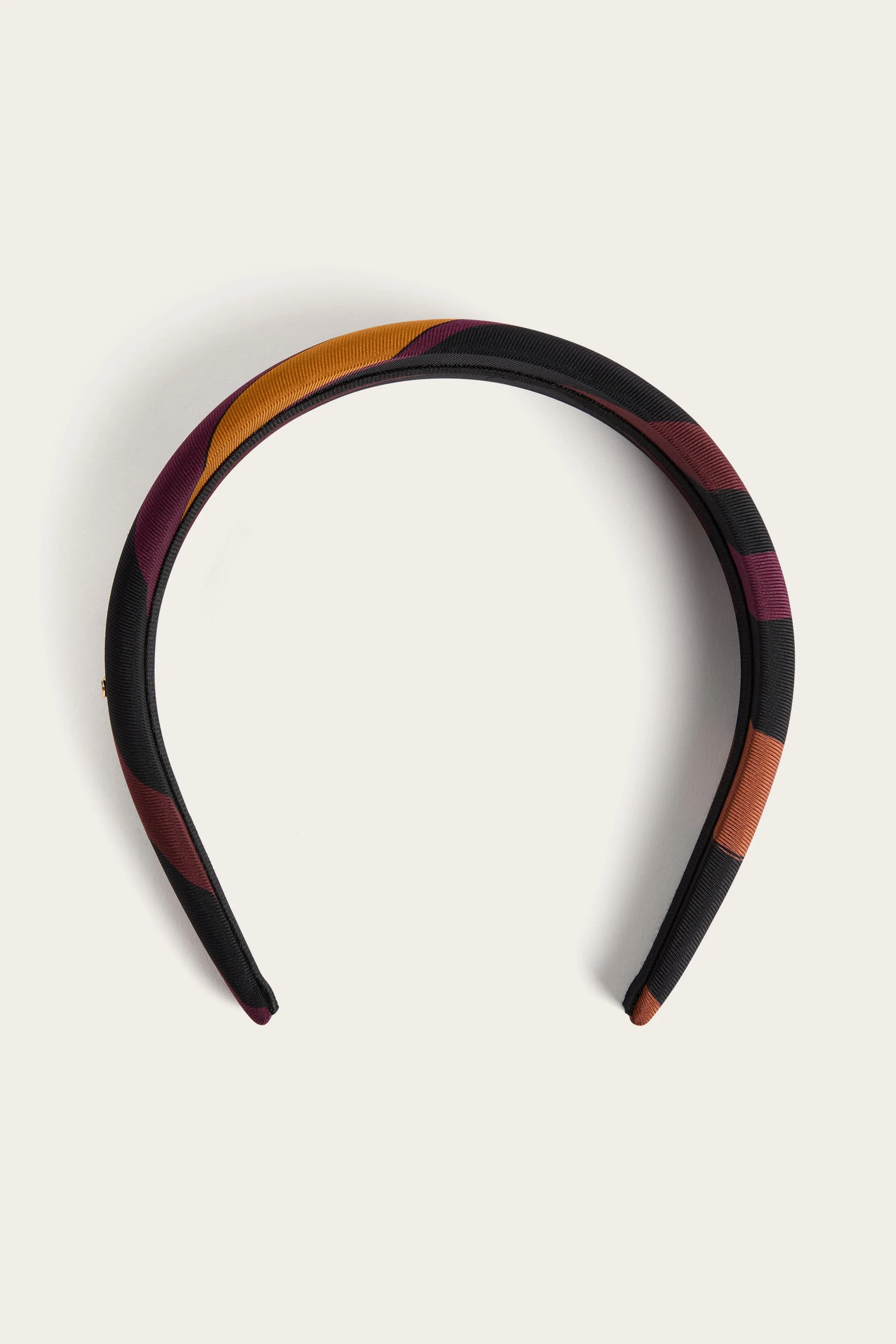 MARMO PRINT SILK HEADBAND - 1