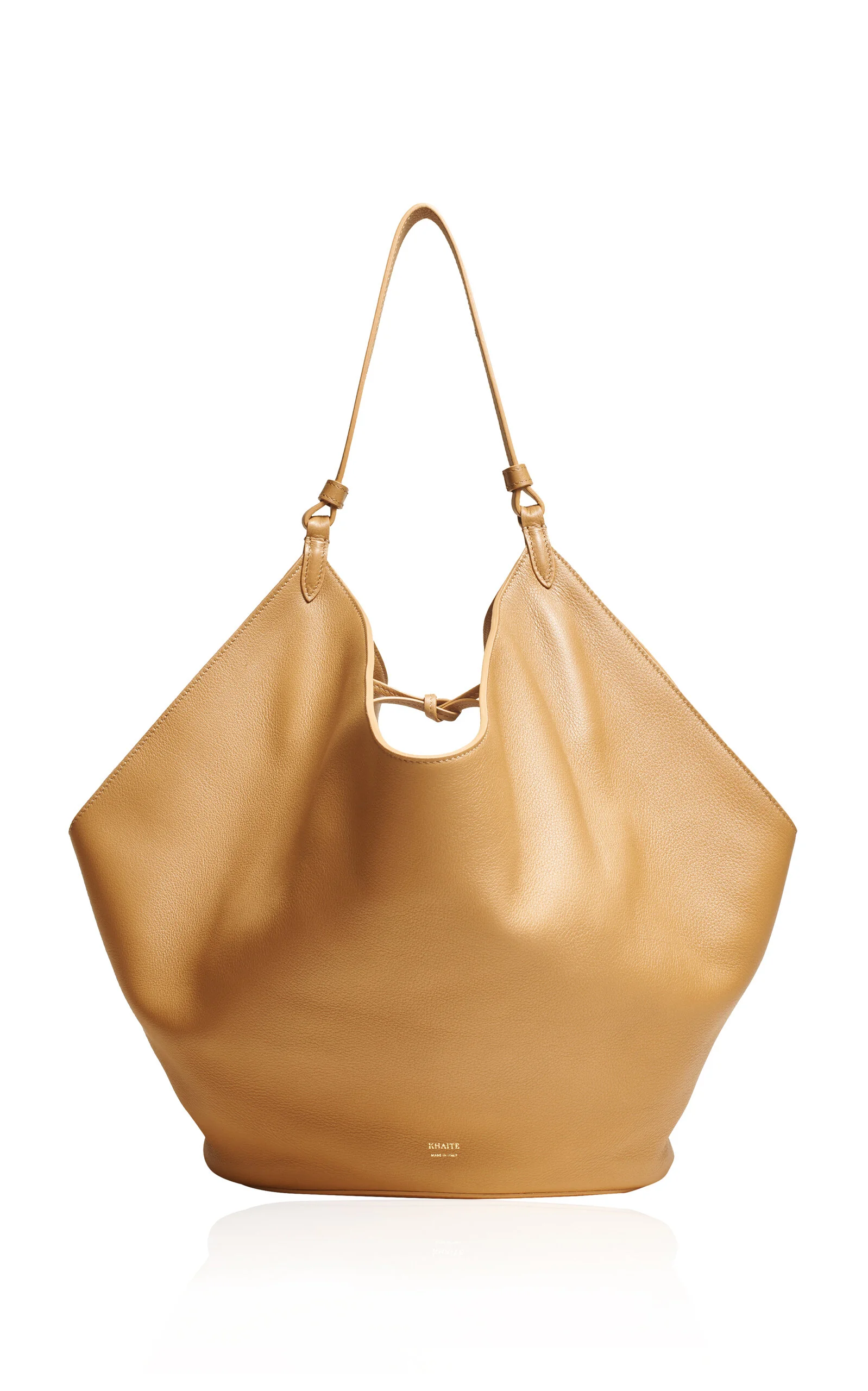 Lotus Medium Leather Bag neutral - 1