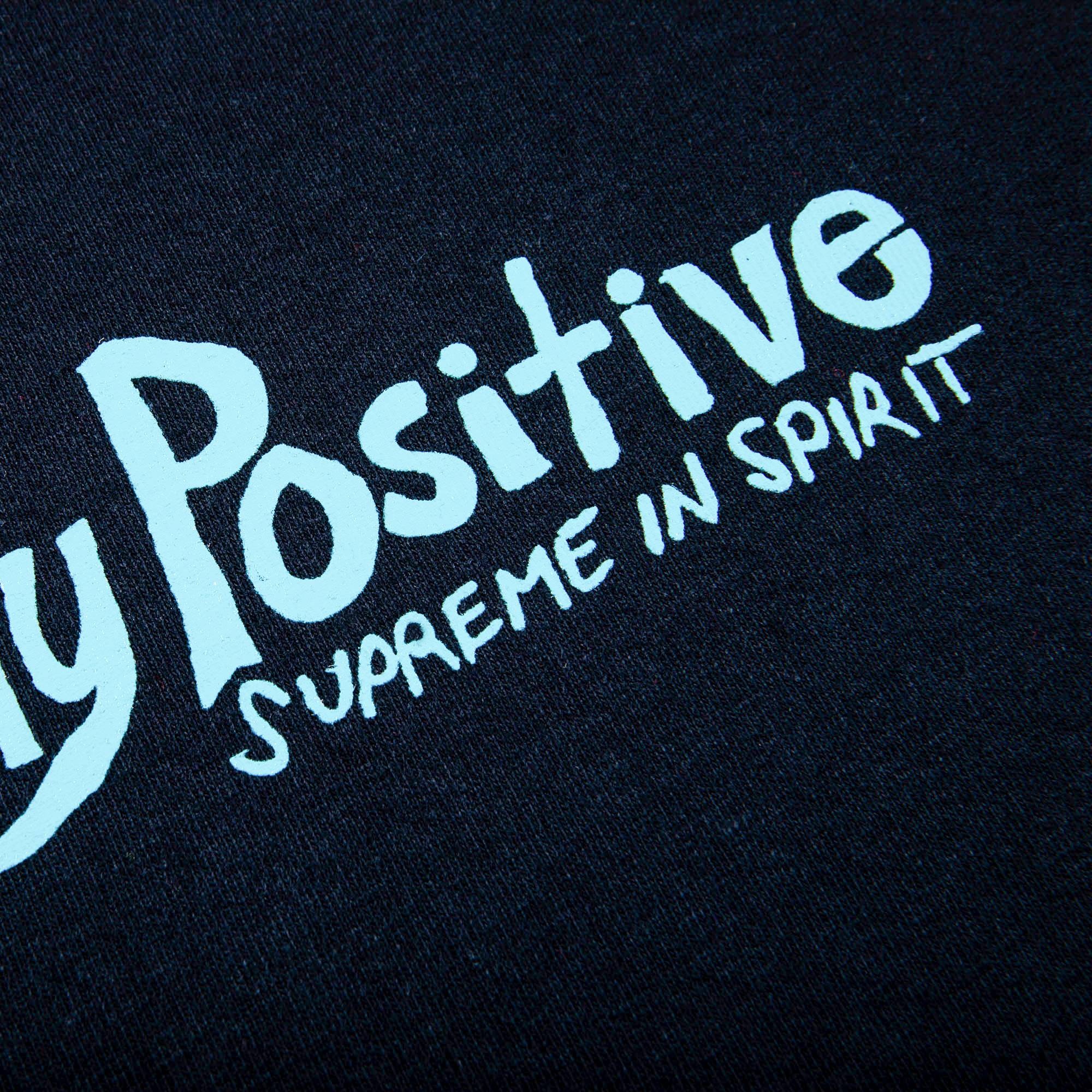 Supreme Stay Positive Tee 'Navy' - 3