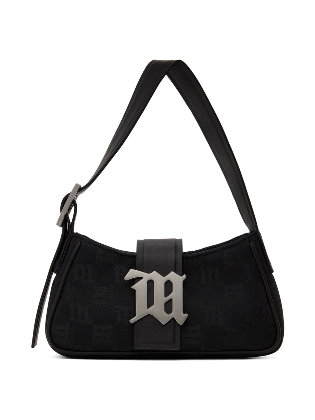 Black Nylon Monogram Mini Bag - 1