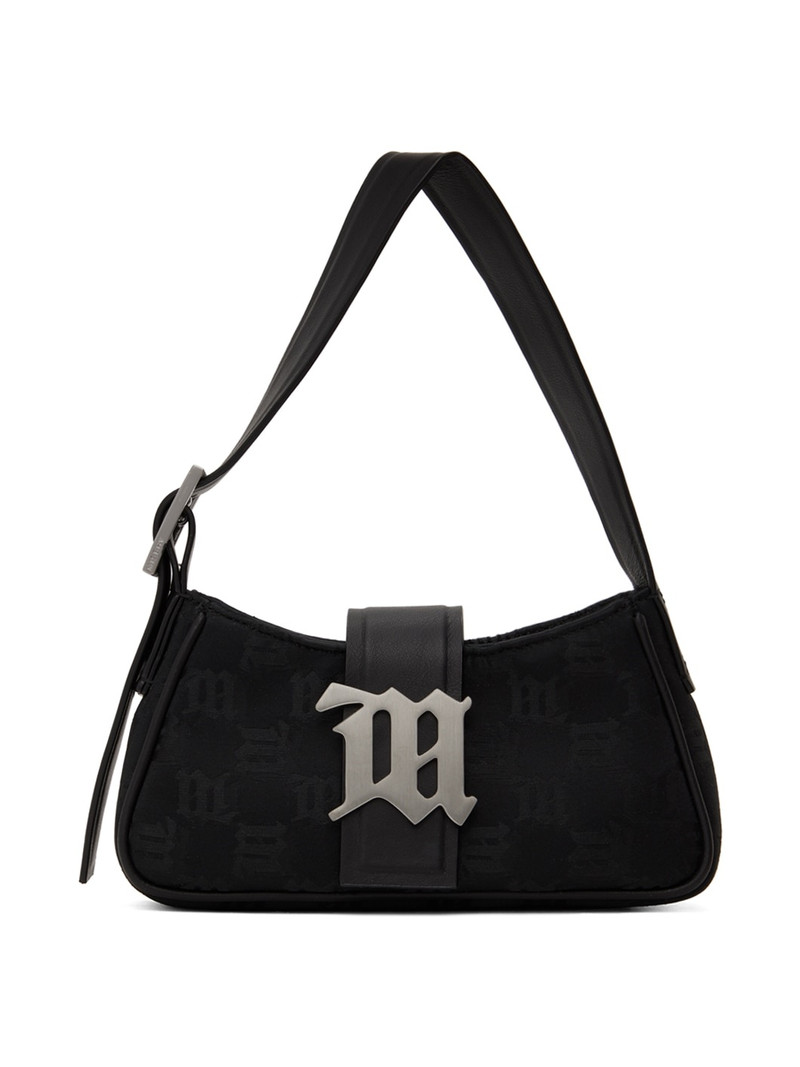 Black Nylon Monogram Mini Bag 1