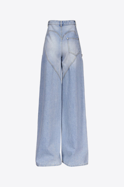 AREA WIDE LEG CRYSTAL SLIT JEAN outlook