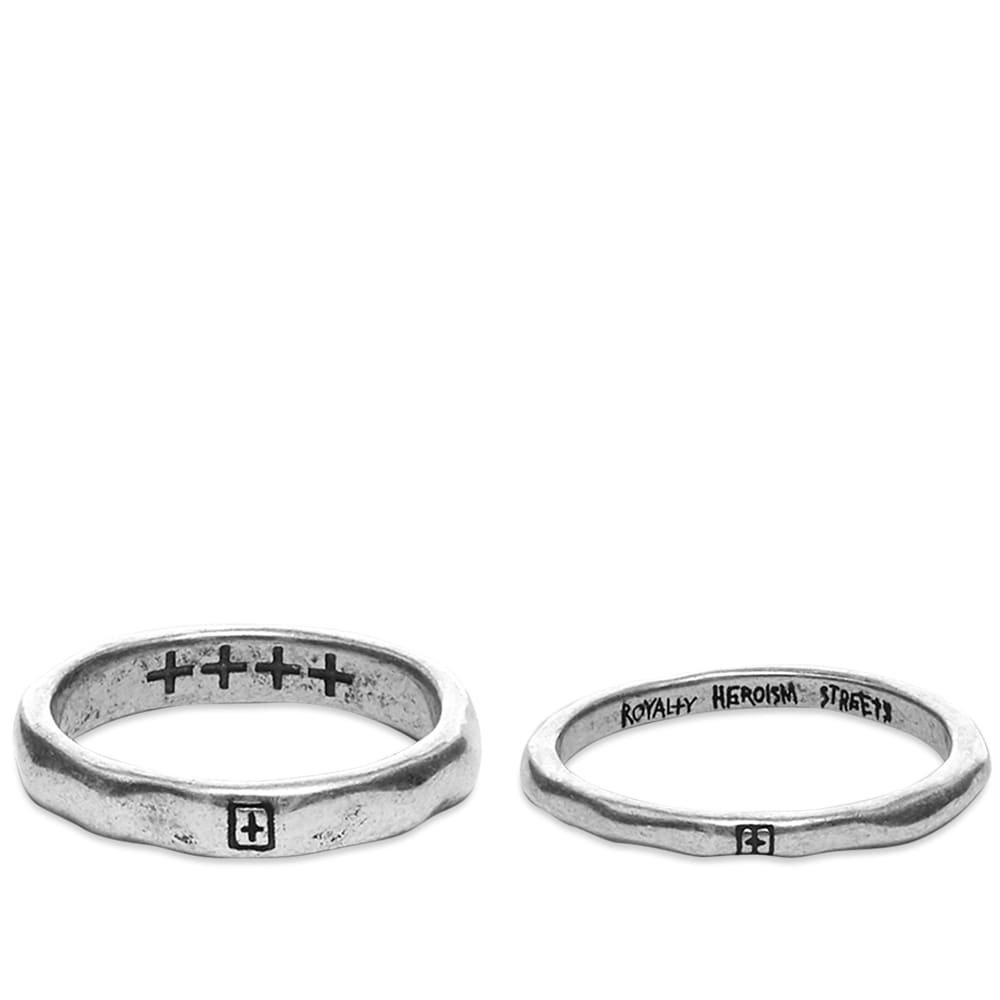 Ksubi Box Cross Ring Set - 1