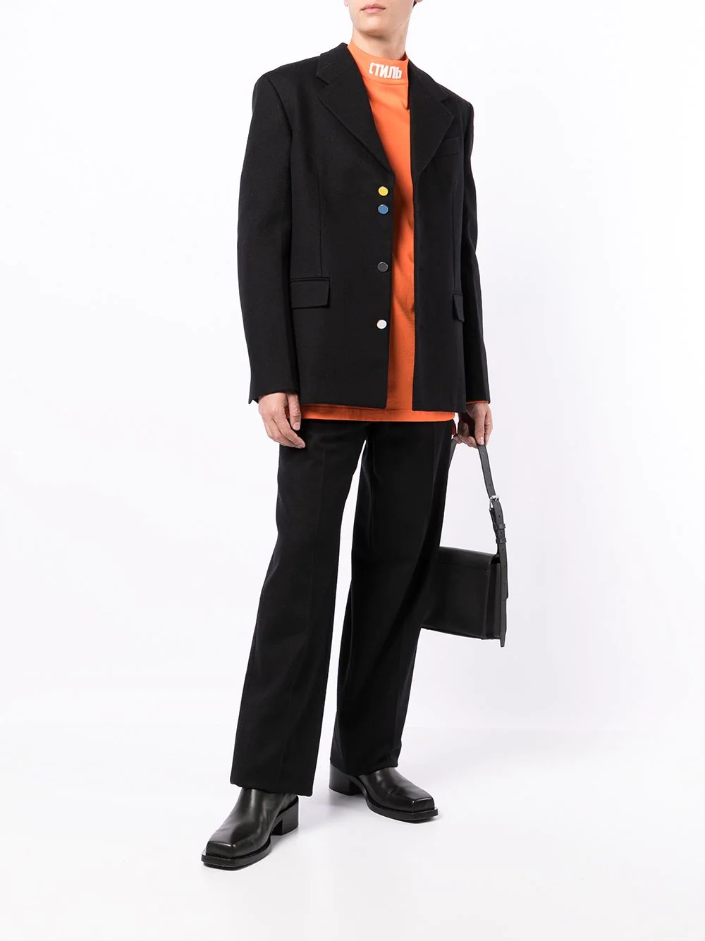 mid-rise tailored trousers - 2