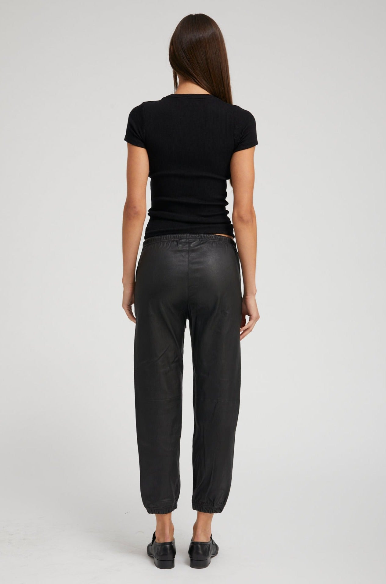 BLACK RIB BABY TEE - 4