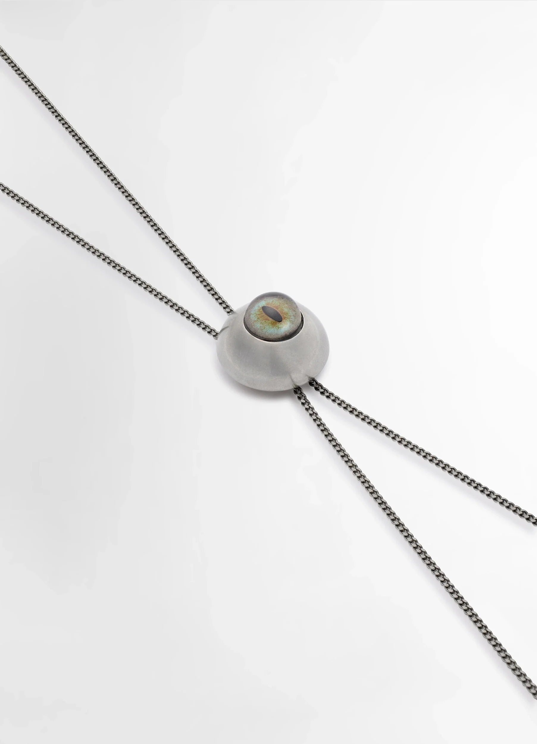 CAT EYE RATTLE BOLO TIE - 3