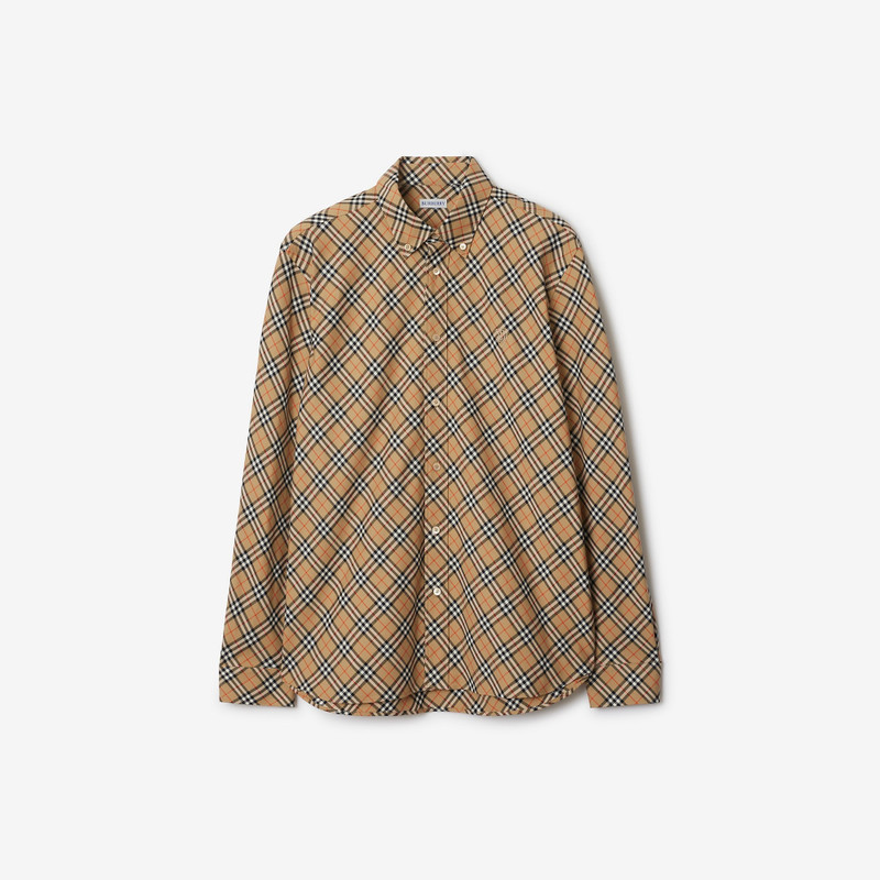 Check Cotton Shirt - 1