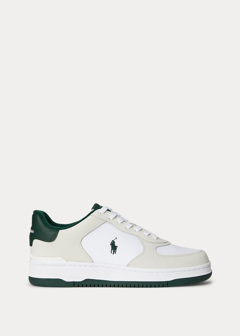 Masters Court Nubuck-Paneled Sneaker 1