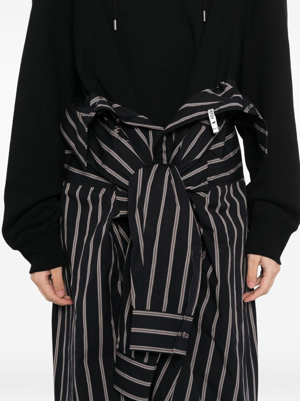 combined hoodie dress - 5