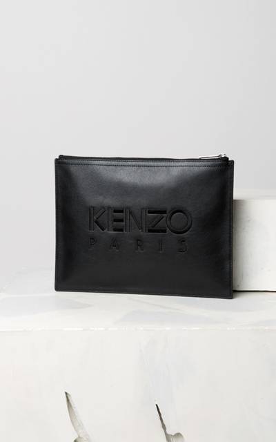 KENZO Tiger leather clutch outlook