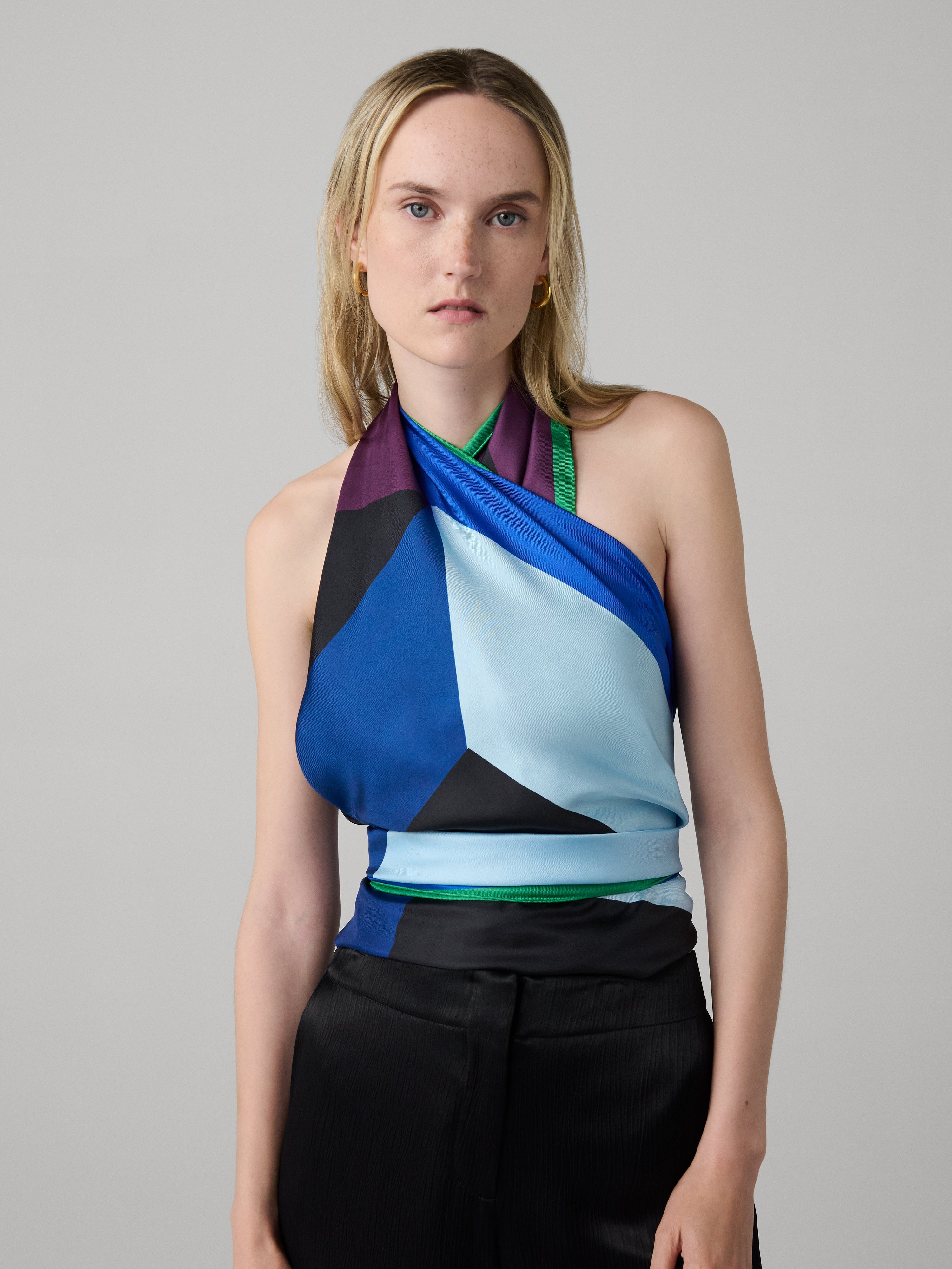 Flag Silk Scarf - 4