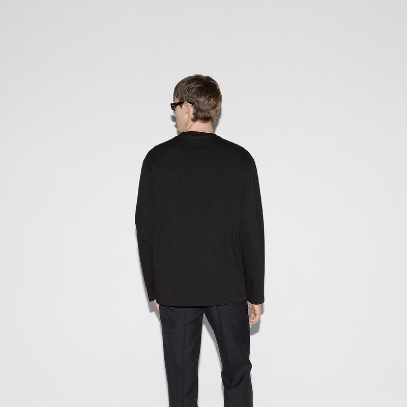 Cotton jersey long sleeve T-shirt 4