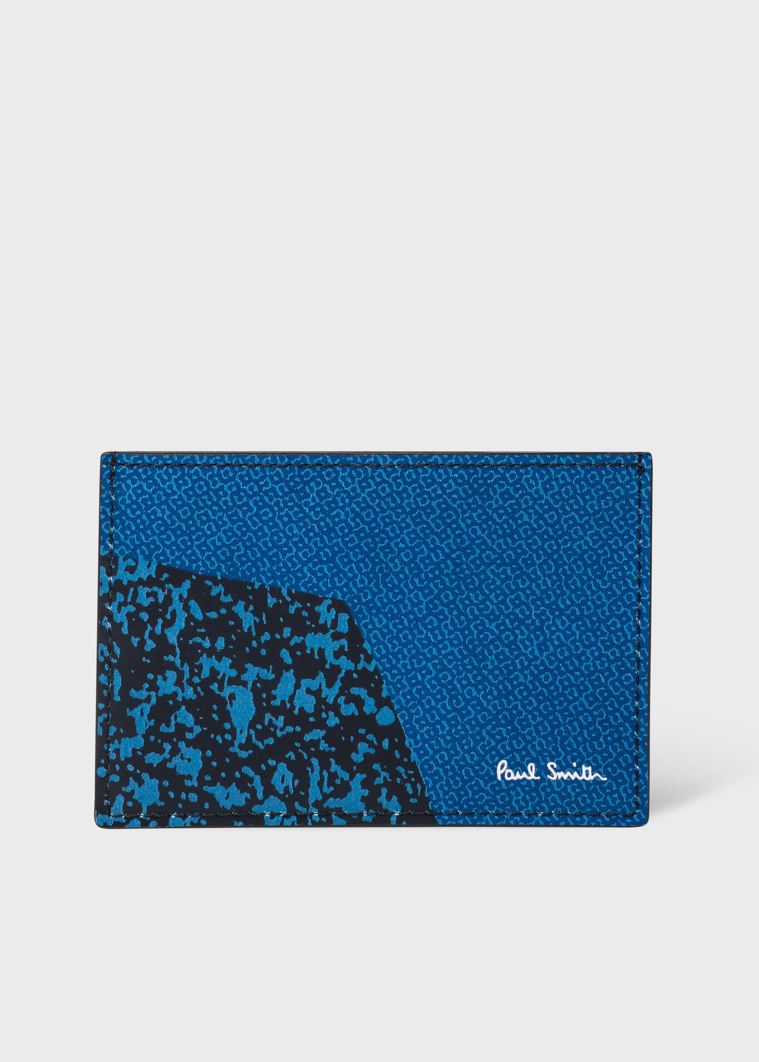 'Rug' Print Leather Card Holder - 1