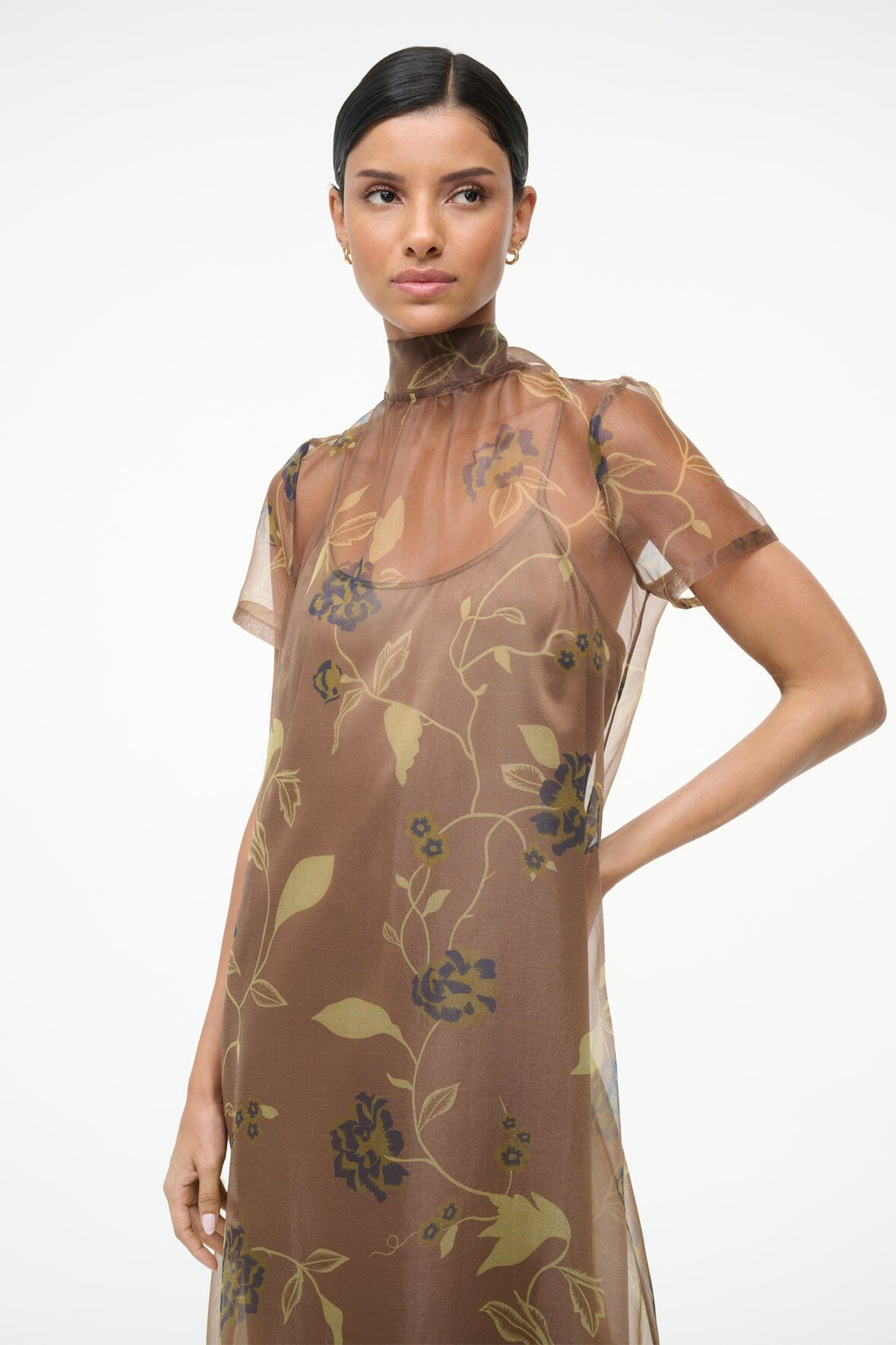 STAUD CALLUNA DRESS VINTAGE FLORAL - 3