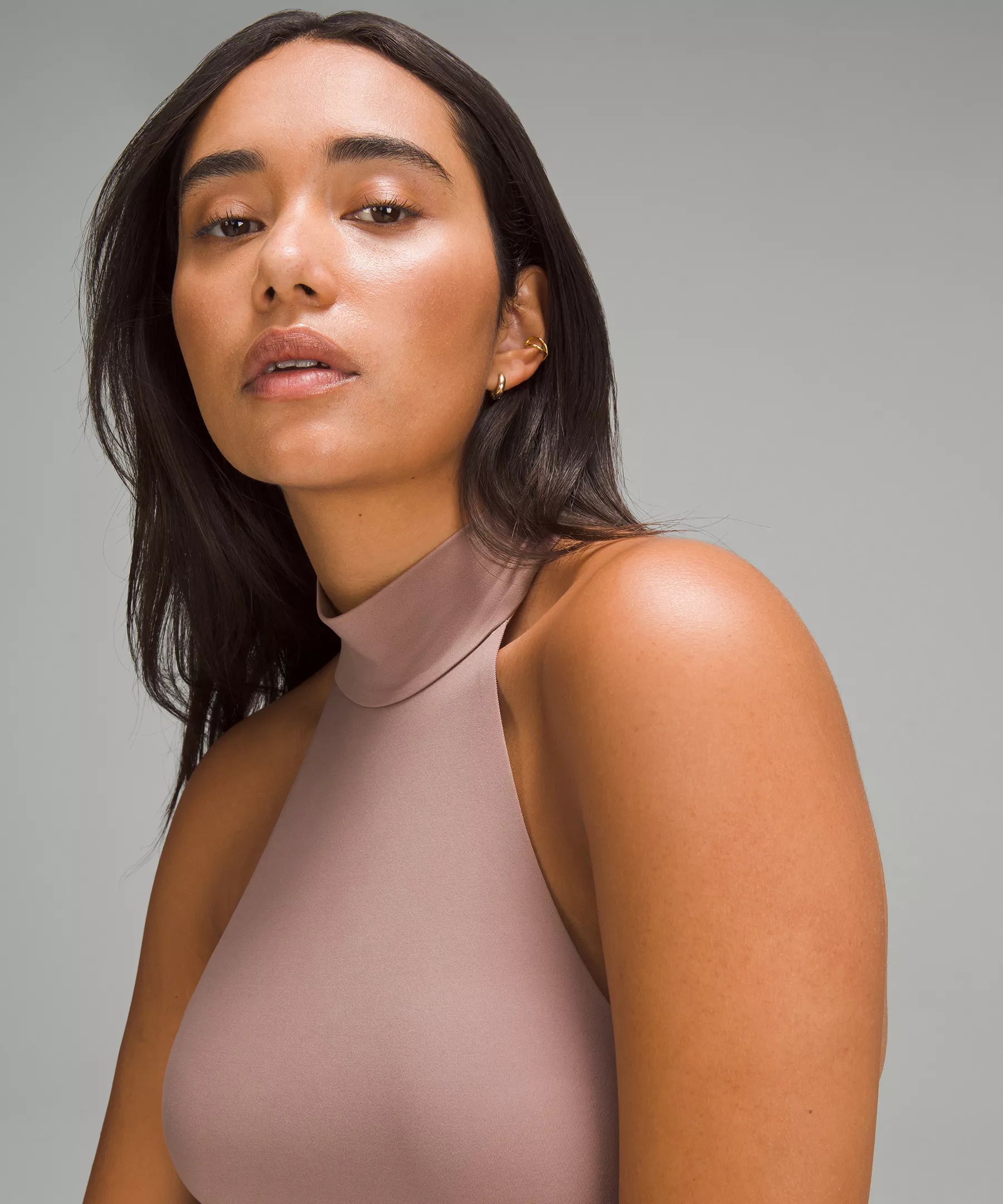Wundermost Ultra-Soft Nulu Mockneck Sleeveless Bodysuit - 6