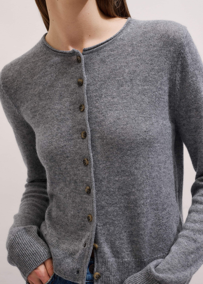Roll Trim Cardigan 3