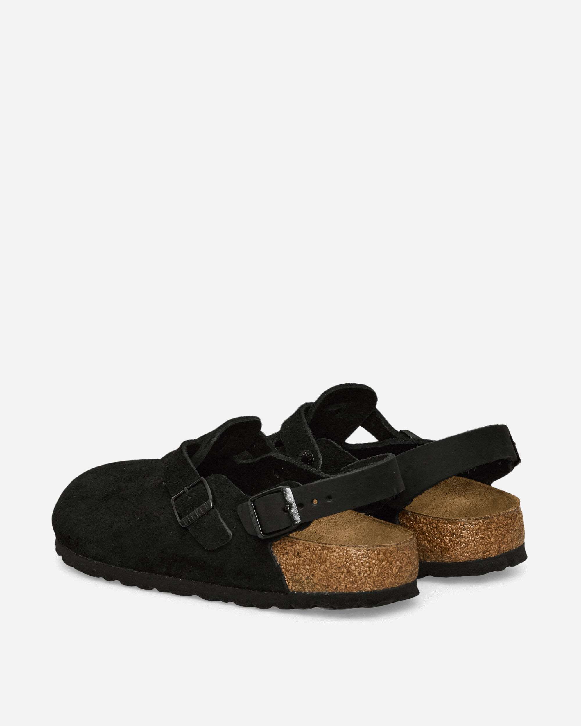 Tokio Suede Sandals Black - 4