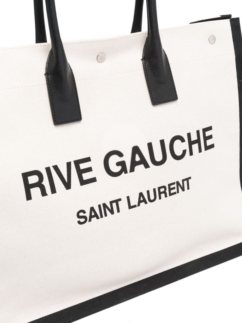 Rive Gauche leather tote bag - 4