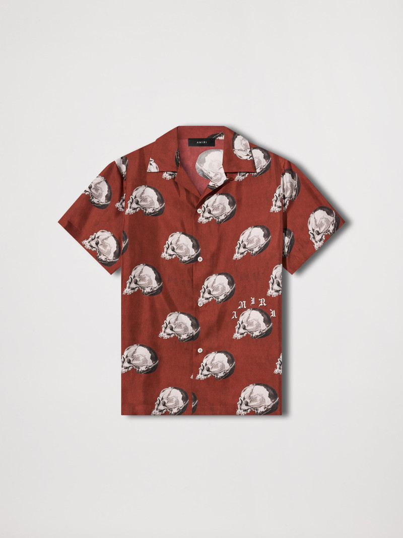 모든 OVER SKULL BOWLING SHIRT - 1