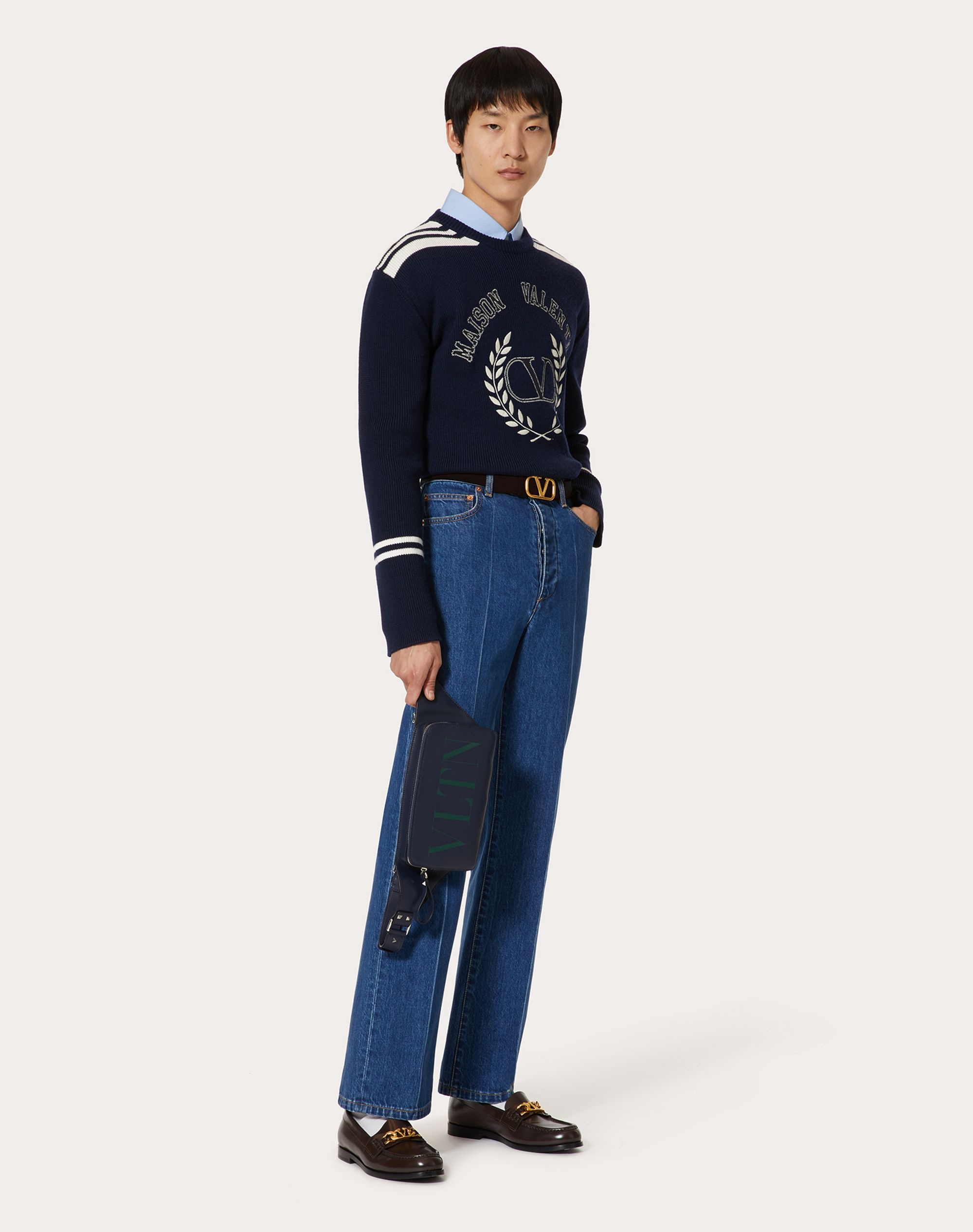 LEATHER VLTN BELT BAG - 6