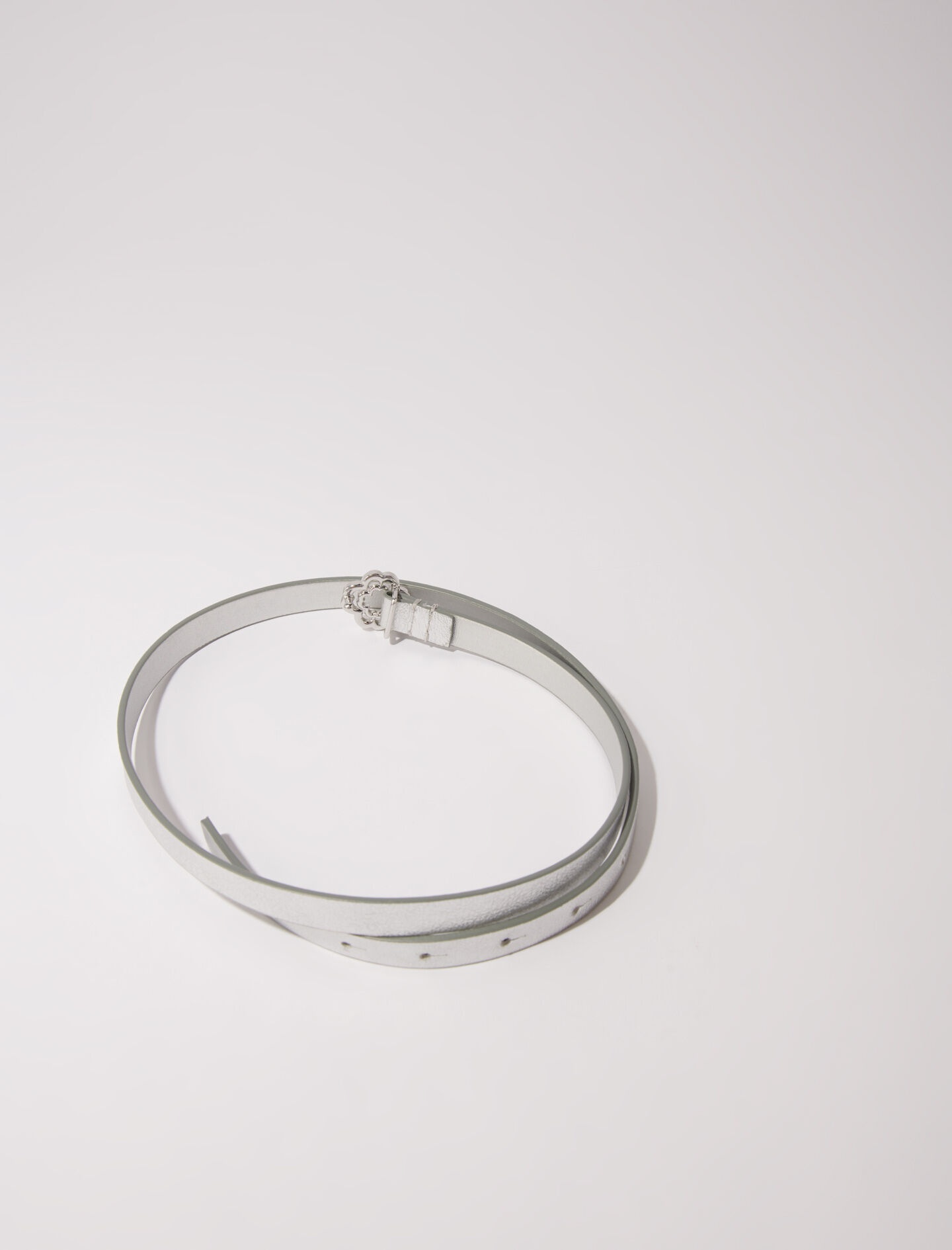 Slim belt with Clover buckle - 5