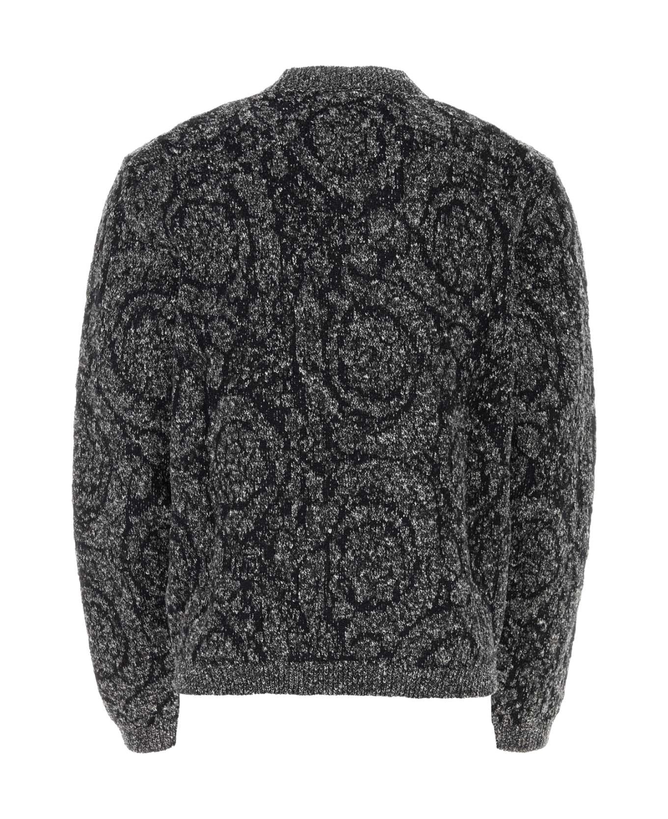 Embroidered Cotton Blend Sweater - 2