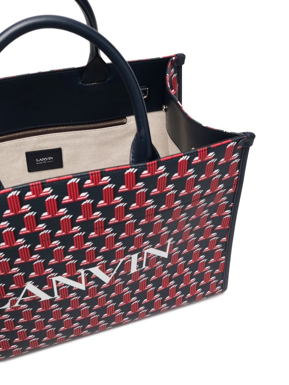 monogram-print tote bag - 5